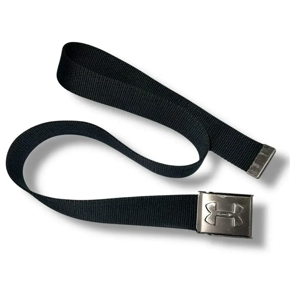 Under Armour Boys Webbed Belt Adjustable Quick Clasp Logo Buckle Bottle Opener